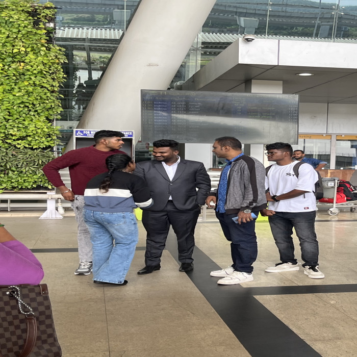 Dr.Raj kumar Travel with MBBS Student abroad